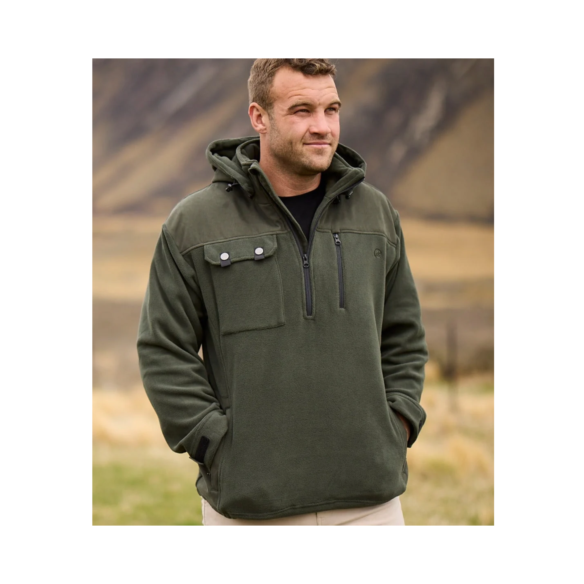 Swanndri High Rock Fleece Pullover - Image 2